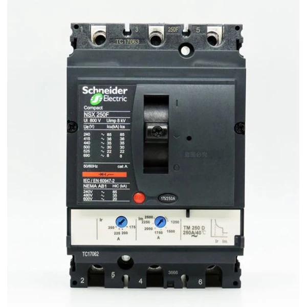 MCCB / Circuit Breaker Schneider 3P 320A (160-400A) 36kA NSX 400F Mic 2.3